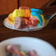 The colors grew more vibrant with the addition of milk.